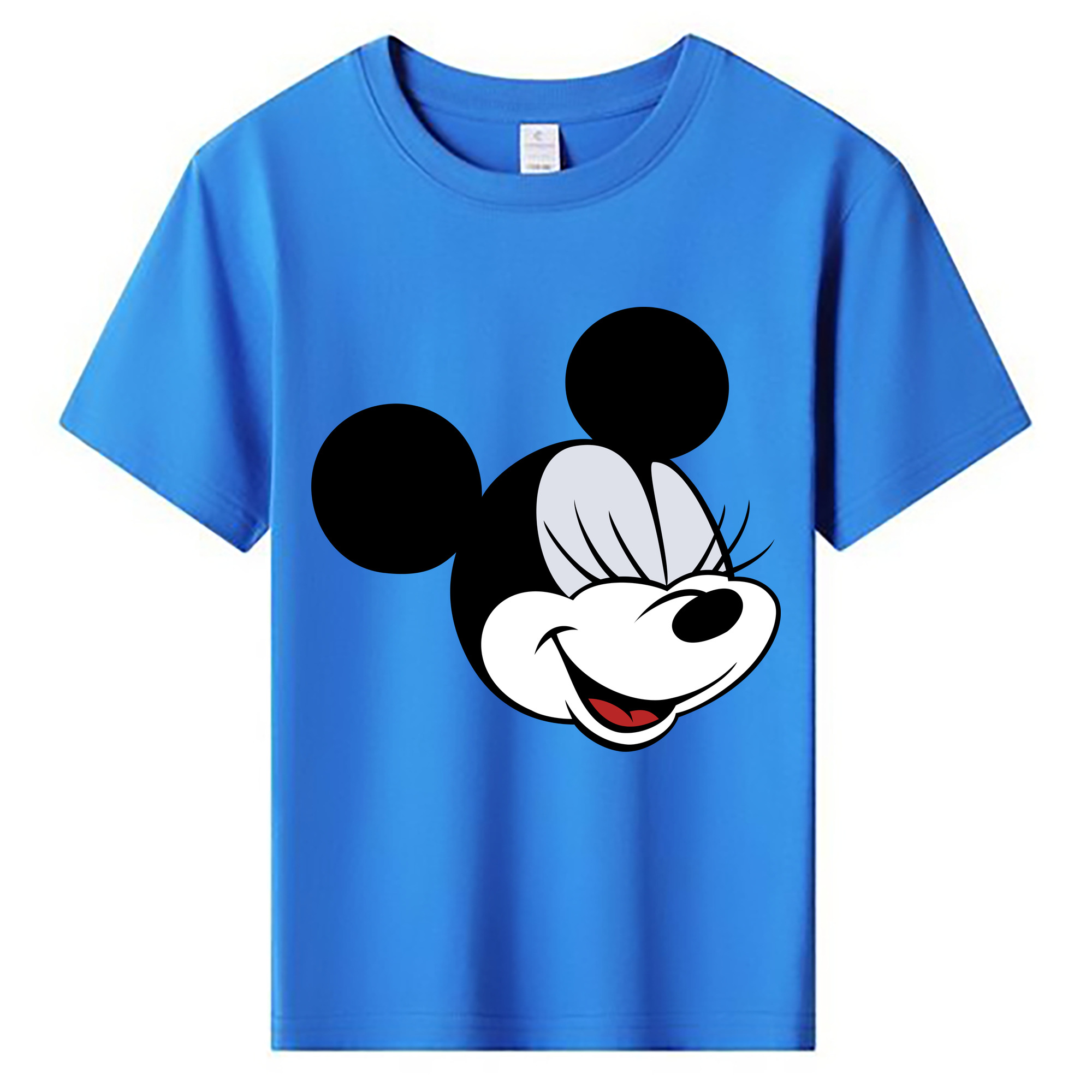 ミッキーマウス Mickey Mouse 綿100％キッズTシャツ（フロントプリント）